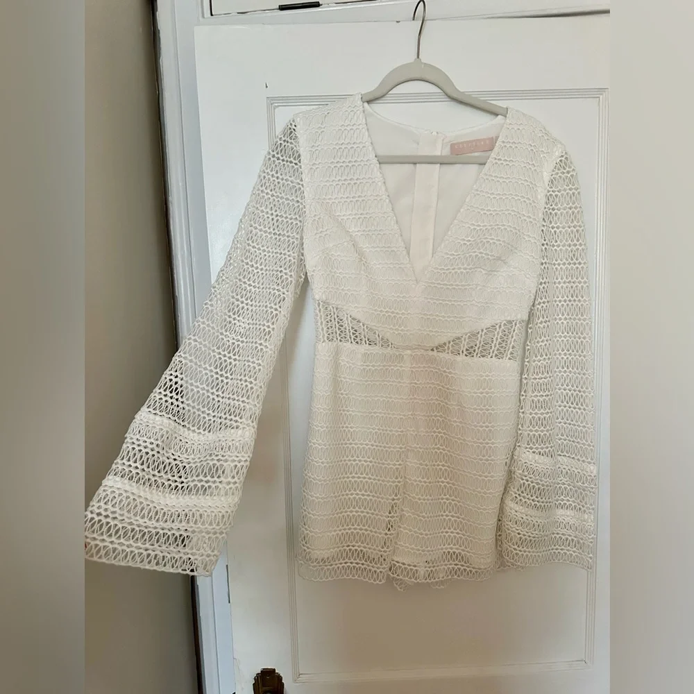 Keepsake White Romper - Picture 5 of 6